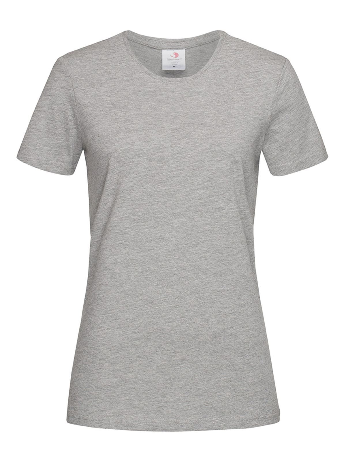 T-SHIRT CLASSIC-T FITTED WOMAN - STEDMANGrigio Melange
