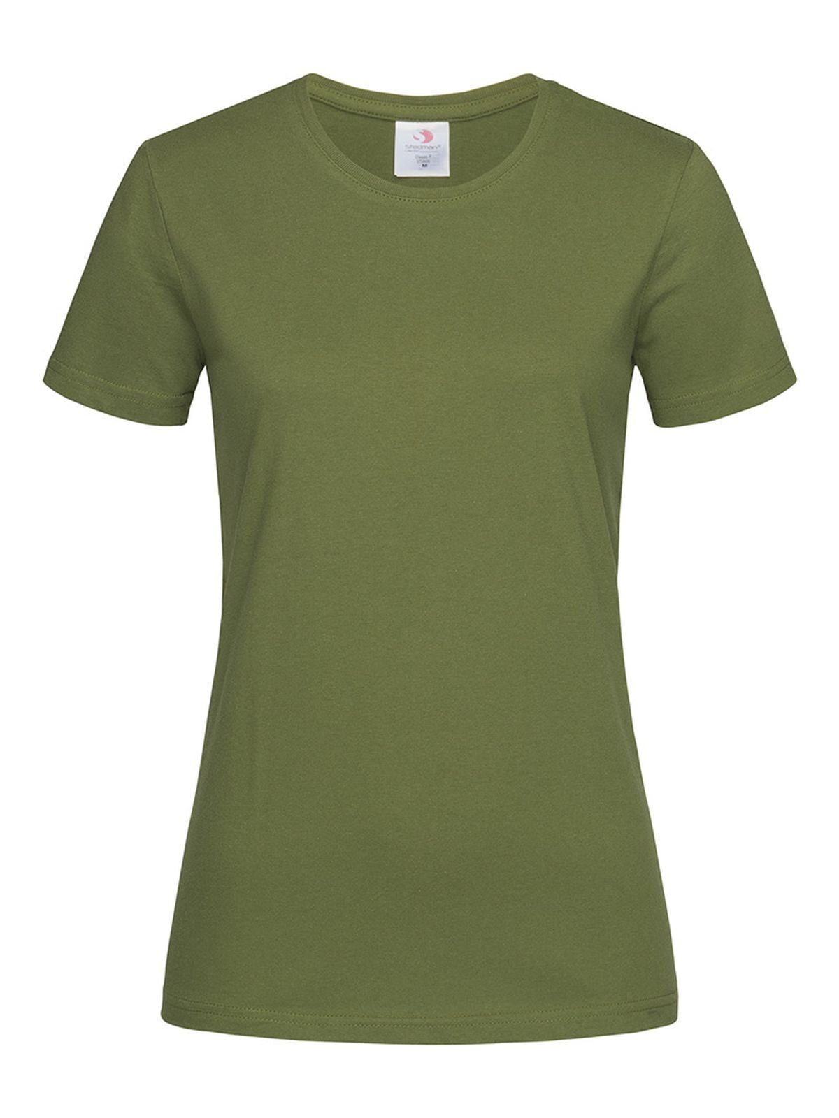 T-SHIRT CLASSIC-T FITTED WOMAN - STEDMANVerde Cacciatore