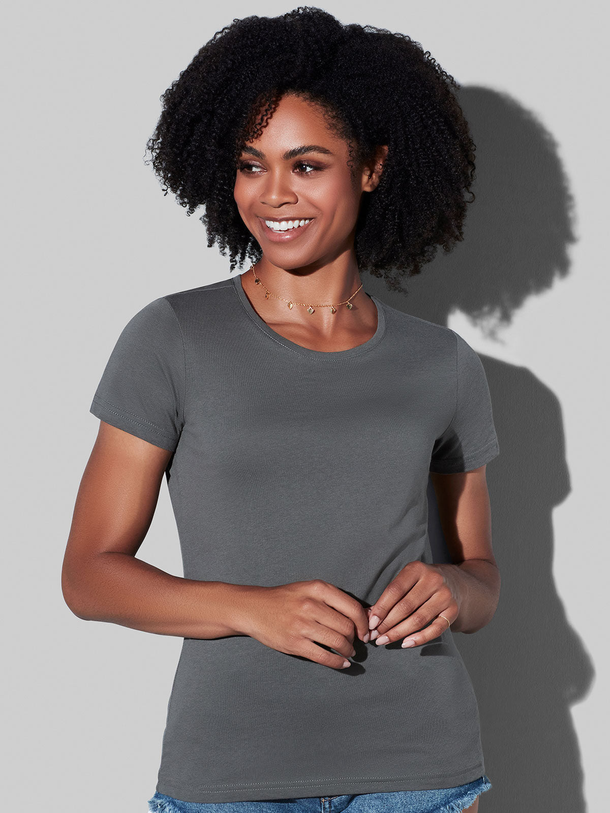 T-SHIRT CLASSIC-T ORGANIC FITTED - STEDMAN fronte