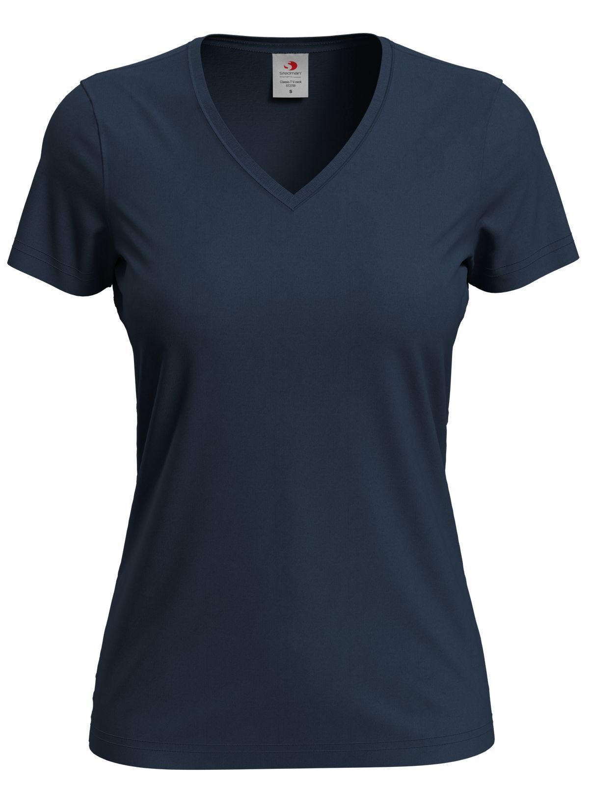 T-SHIRT CLASSIC-T V-NECK - STEDMANBlu Mezzanotte