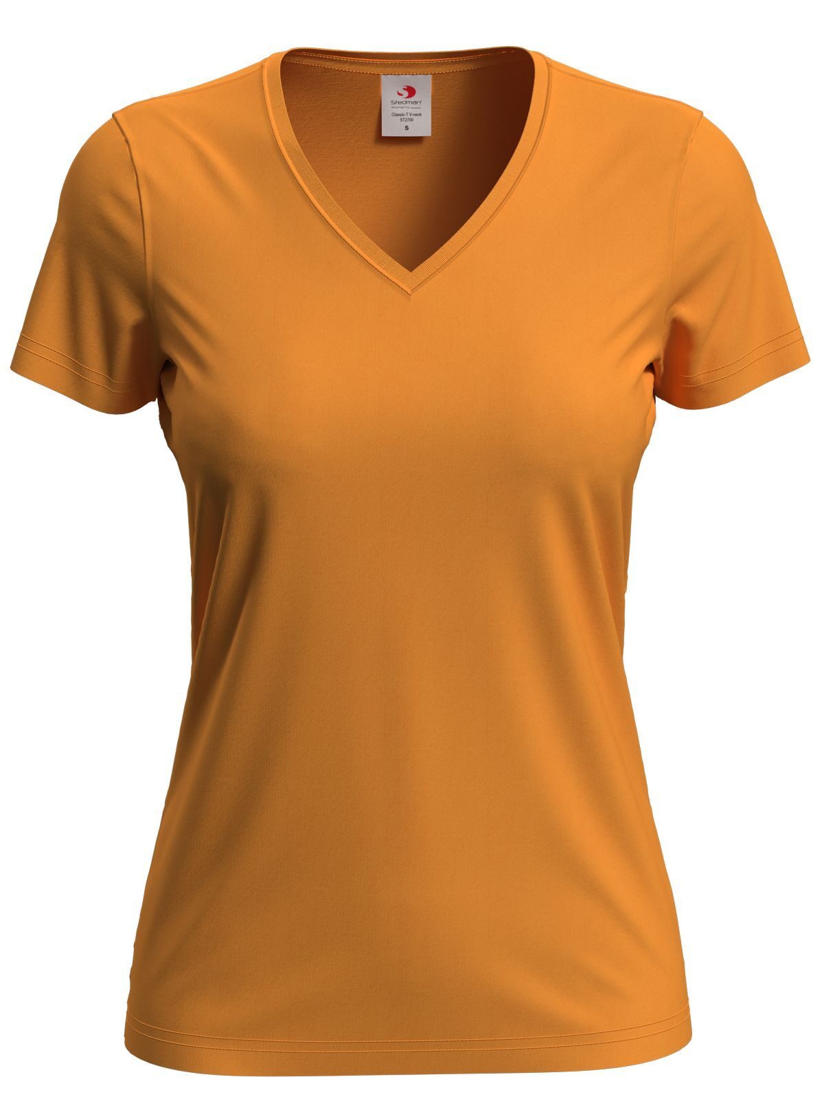 T-SHIRT CLASSIC-T V-NECK - STEDMANArancione