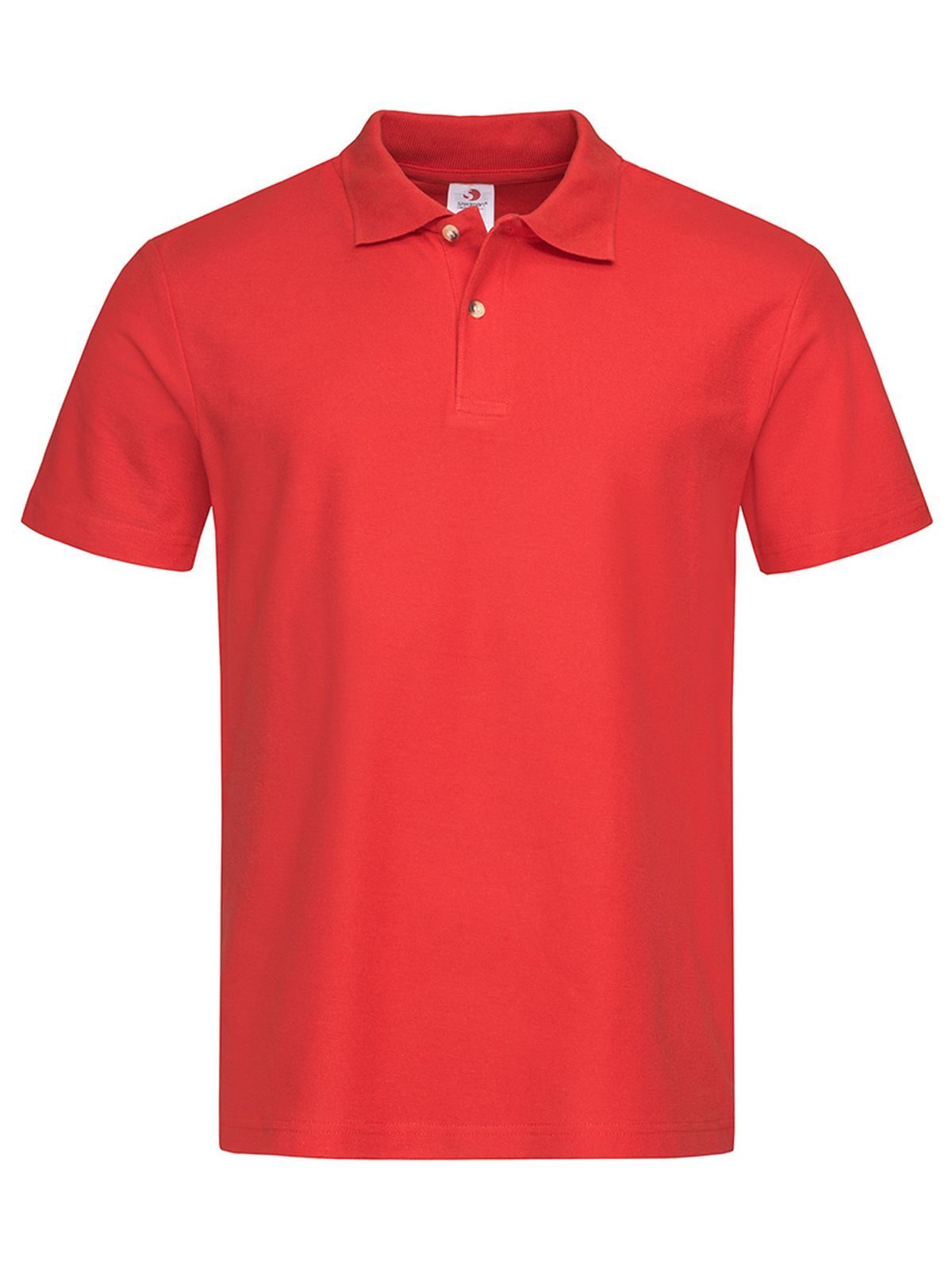 POLO UOMO MANICHE CORTE - STEDMANRosso Scarlatto
