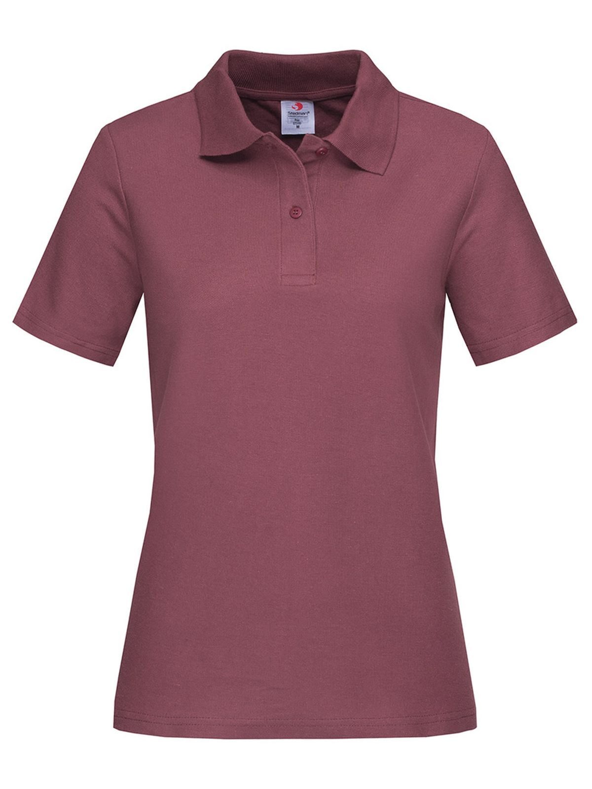 POLO DONNA MANICHE CORTE - STEDMANRosso Mattone