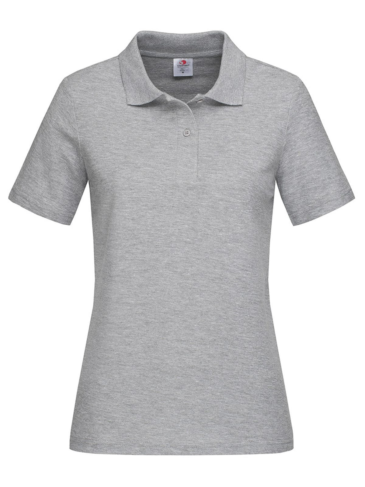 POLO DONNA MANICHE CORTE - STEDMANGrigio Melange