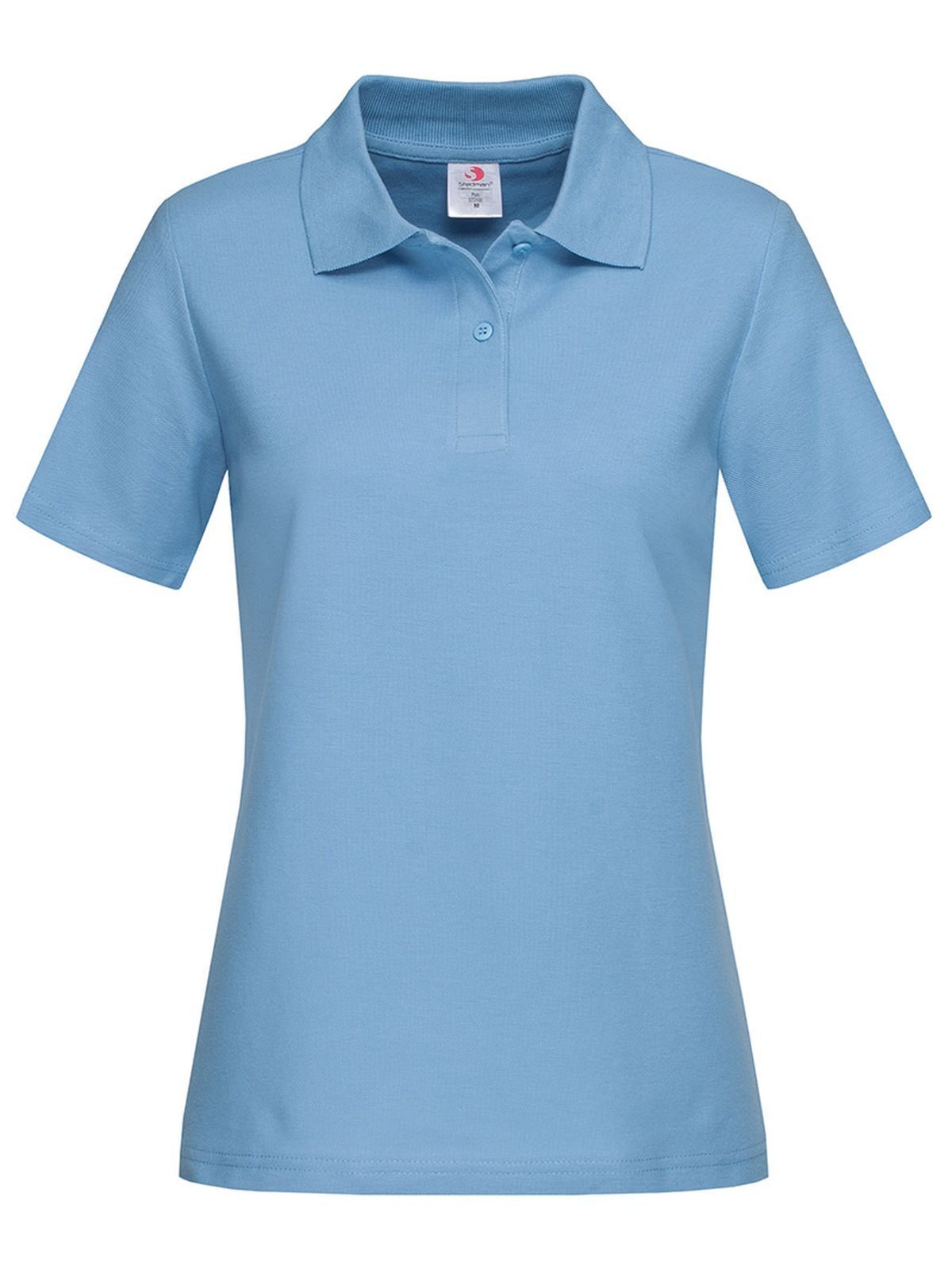POLO DONNA MANICHE CORTE - STEDMANBlu Chiaro