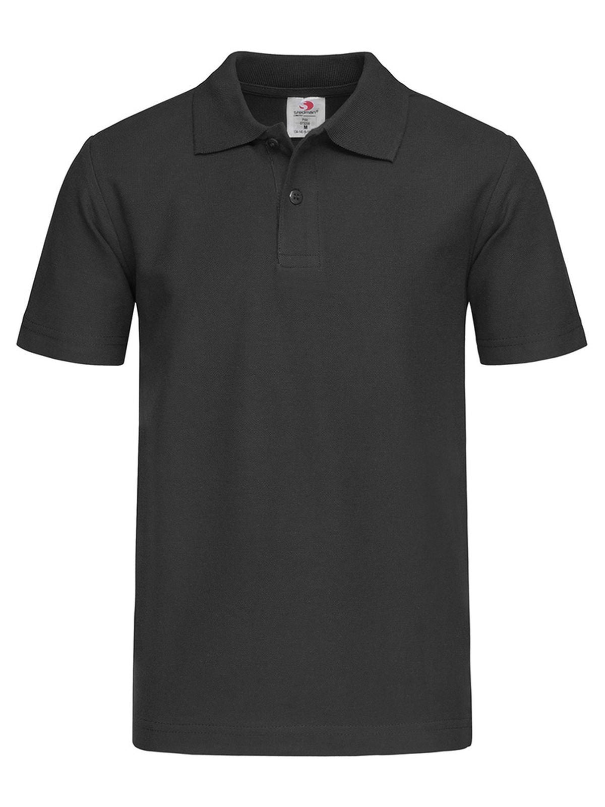 POLO BAMBINO MANICHE CORTE - STEDMANNero Opaco
