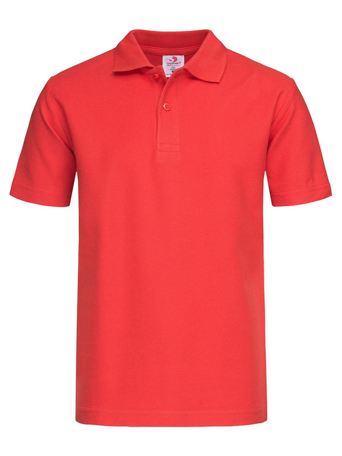 POLO BAMBINO MANICHE CORTE - STEDMANRosso Scarlatto