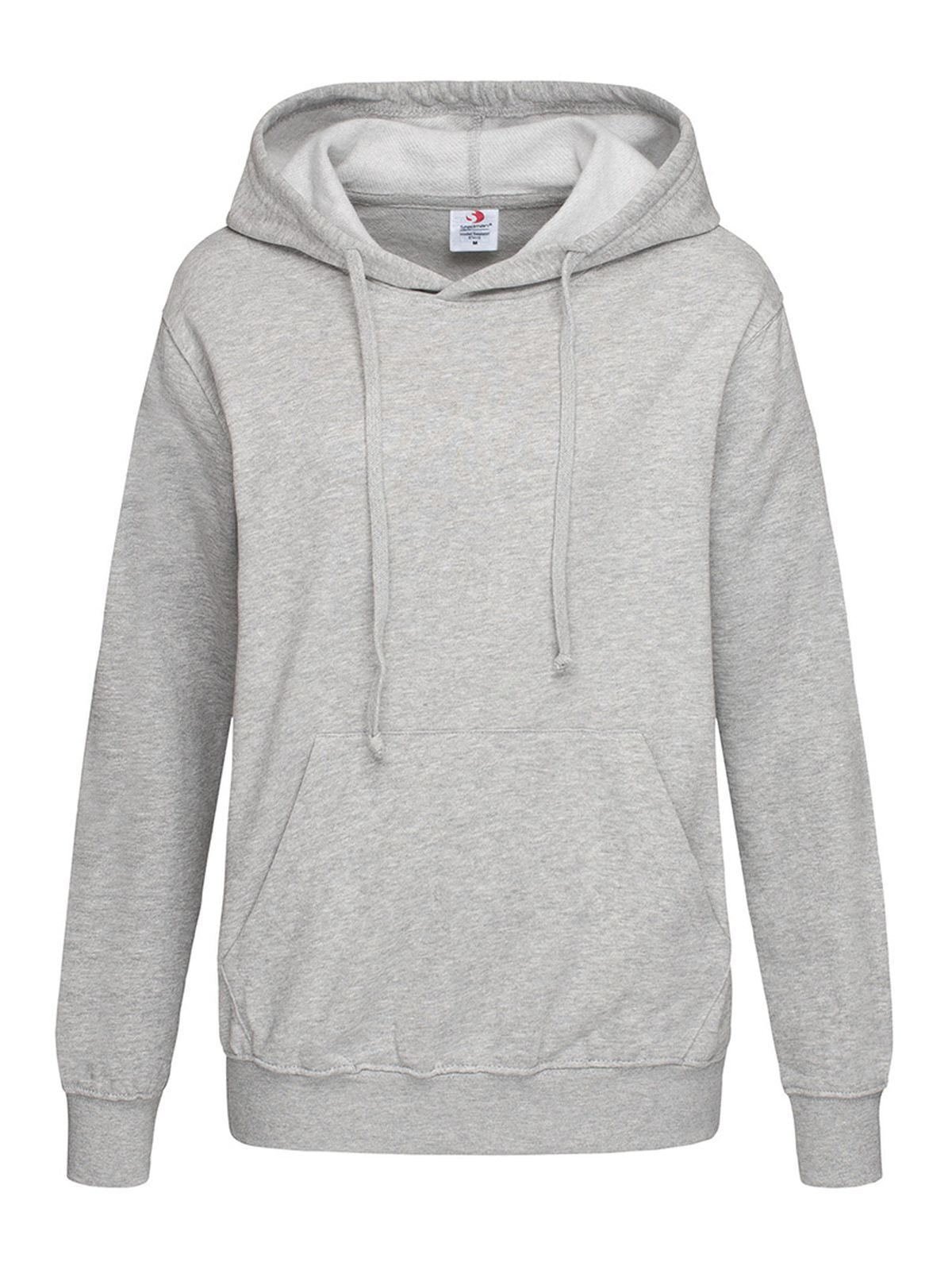 FELPA DONNA SWEAT HOODIE CLASSIC - STEDMANGrigio Melange