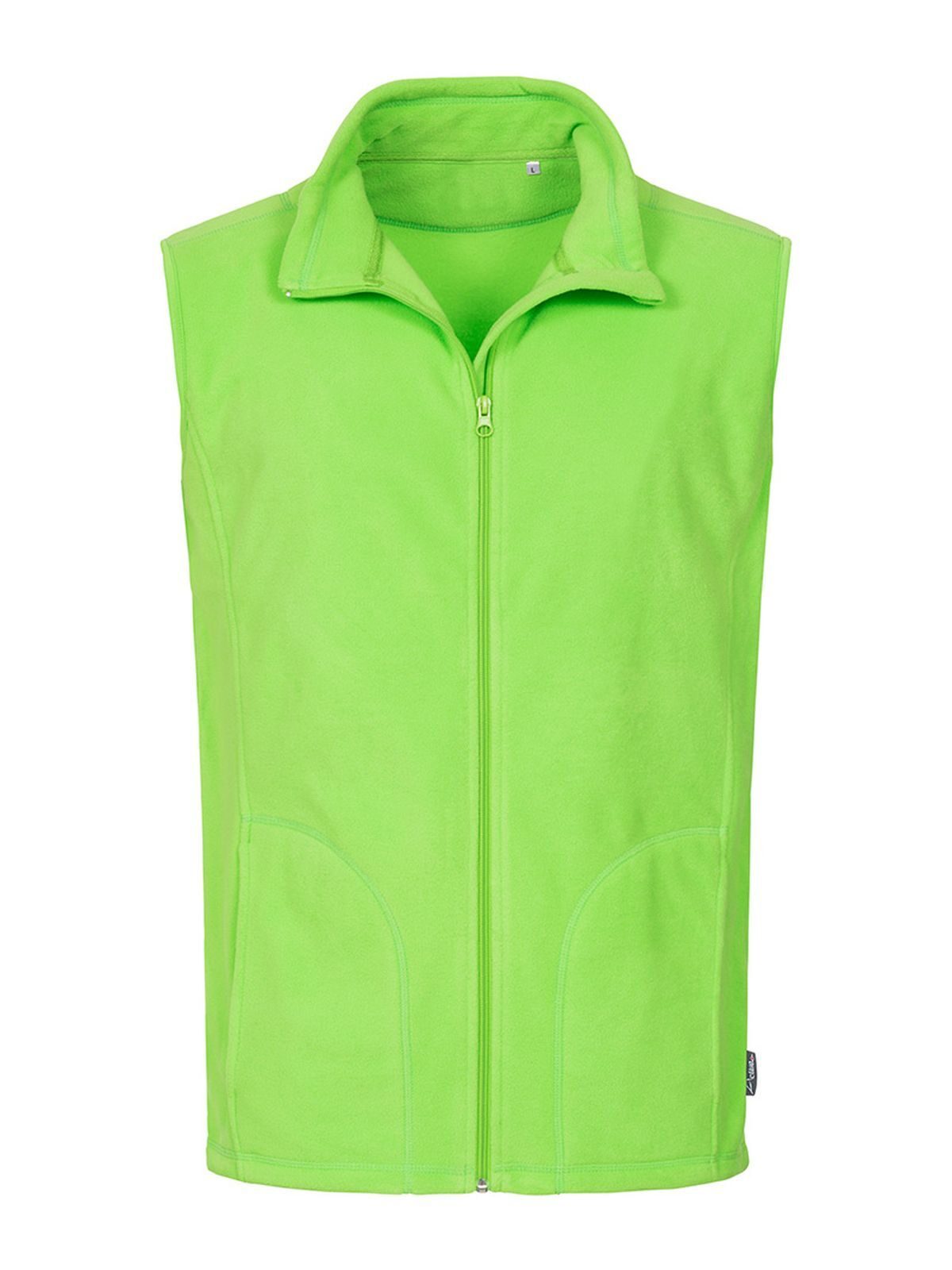 PILE SMANICATO CON ZIP ACTIVE FLEECE VEST - STEDMANVerde Kiwi