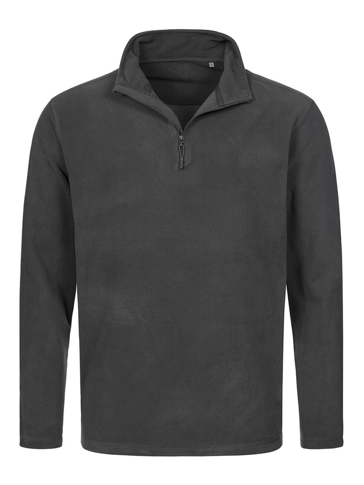 PILE CON MEZZA ZIP ACTIVE FLEECE HALF-ZIP - STEDMANGrigio Ferro
