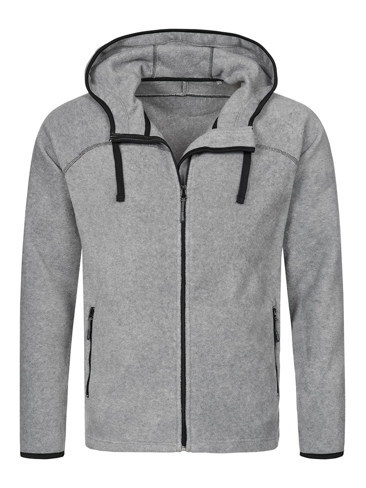 PILE ACTIVE POWER FLEECE JACKET - STEDMANGrigio Melange