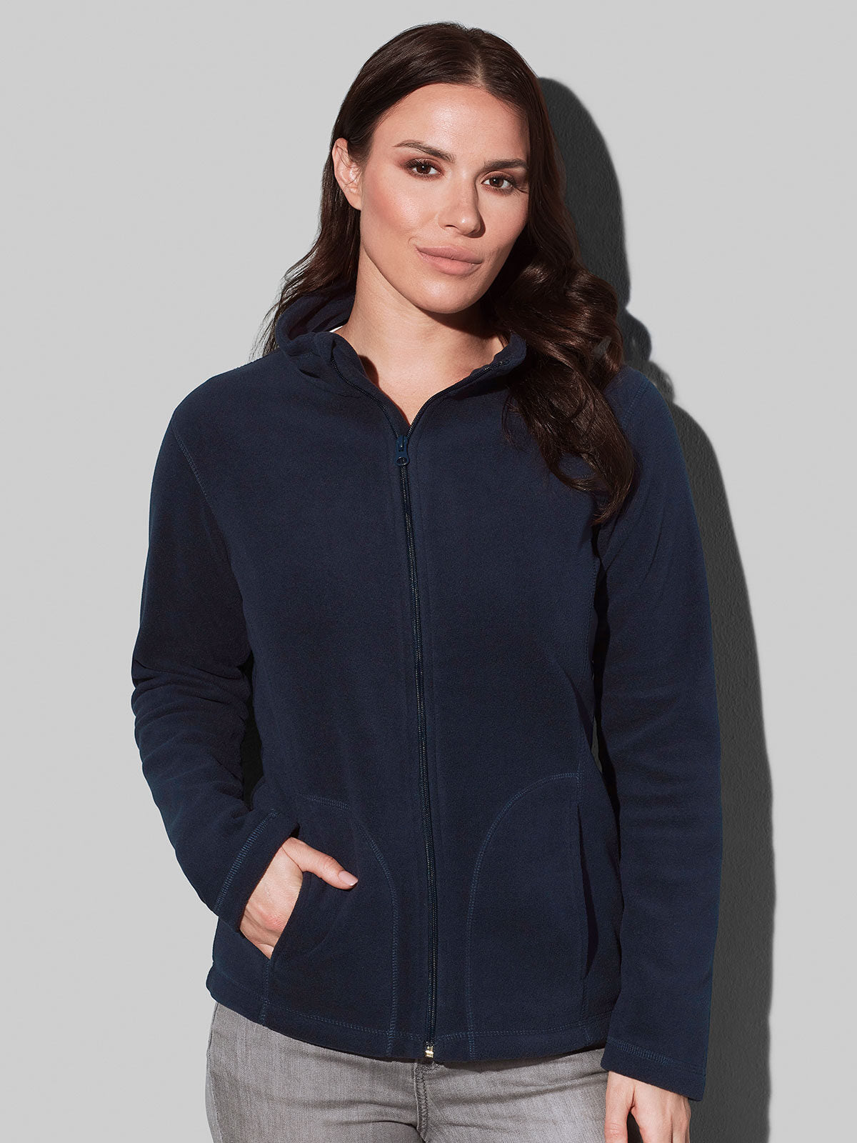 PILE DONNA CON ZIP ACTIVE FLEECE JACKET - STEDMAN fronte