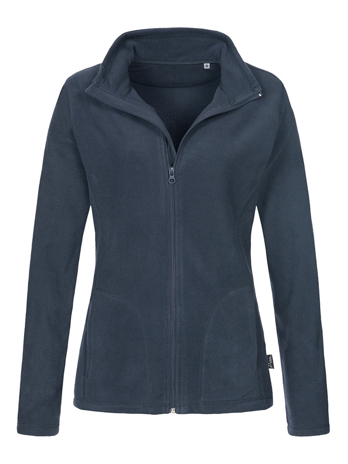 PILE DONNA CON ZIP ACTIVE FLEECE JACKET - STEDMANBlu Mezzanotte