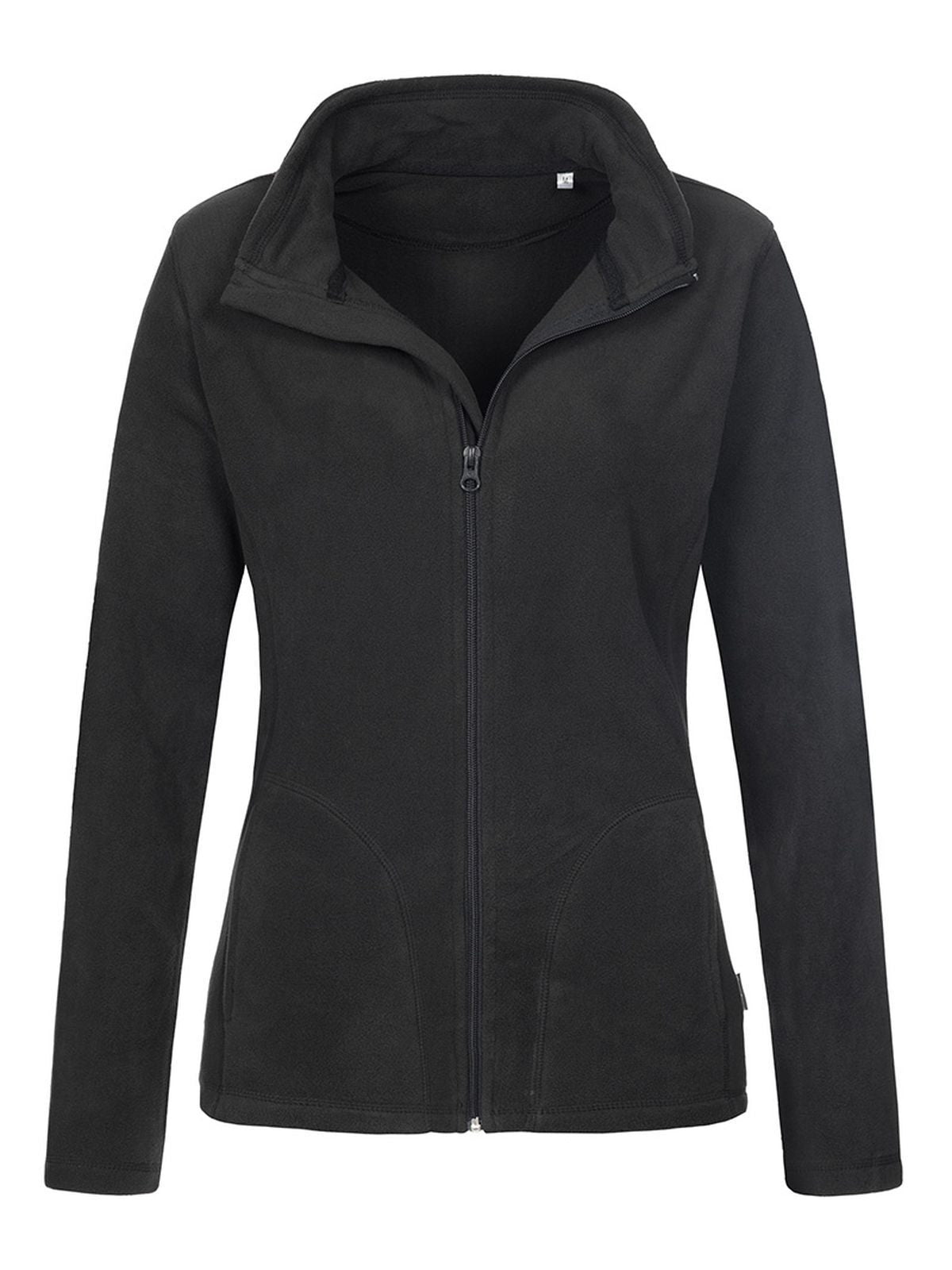 PILE DONNA CON ZIP ACTIVE FLEECE JACKET - STEDMANNero Opaco