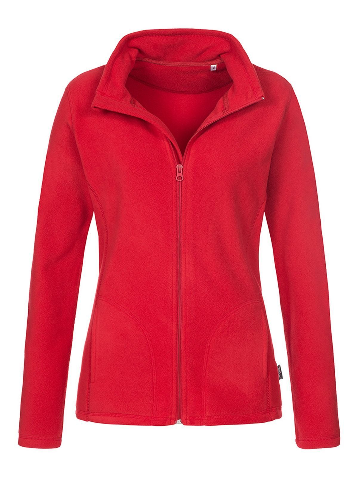 PILE DONNA CON ZIP ACTIVE FLEECE JACKET - STEDMANRosso Scarlatto