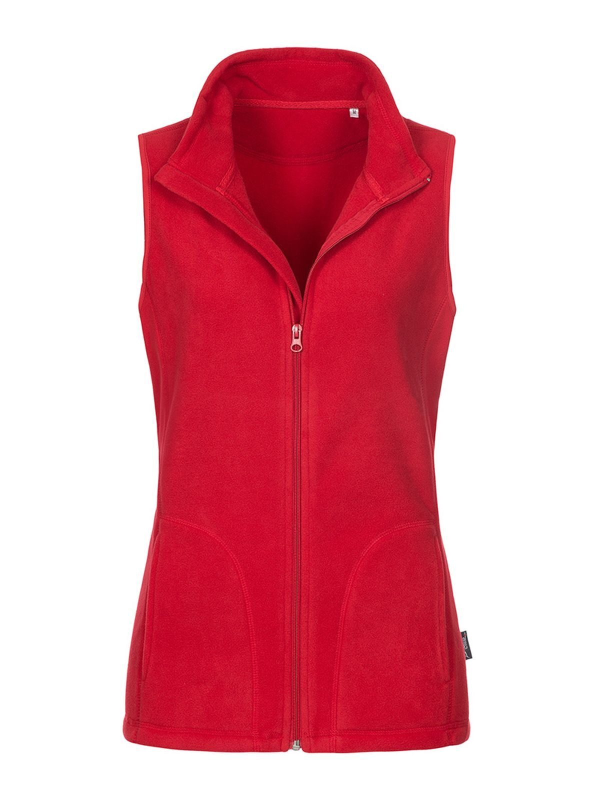 PILE SMANICATO DONNA CON ZIP ACTIVE FLEECE VEST - STEDMAN laterale
