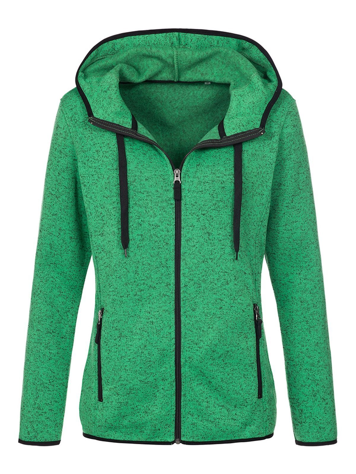 PILE DONNA ACTIVE KNIT FLEECE JACKET - STEDMAN laterale