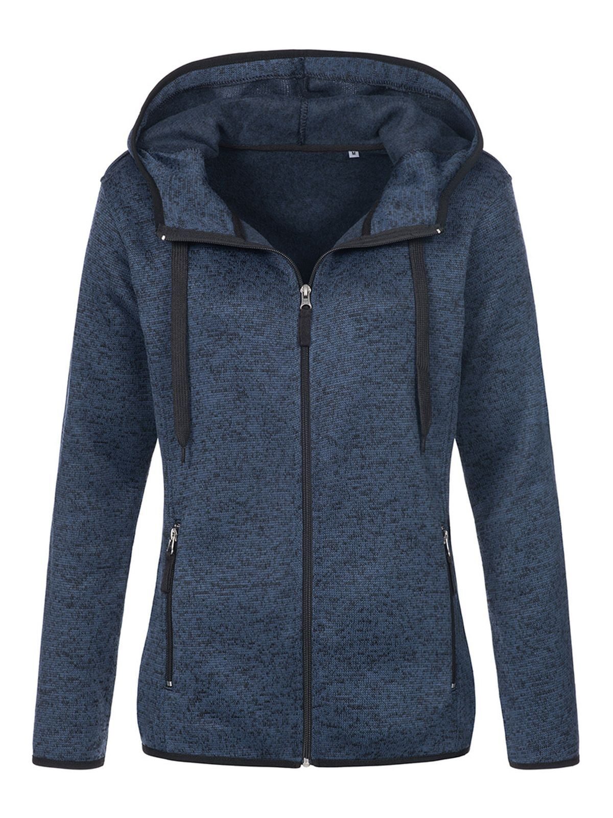 PILE DONNA ACTIVE KNIT FLEECE JACKET - STEDMANBlu Marina Melange
