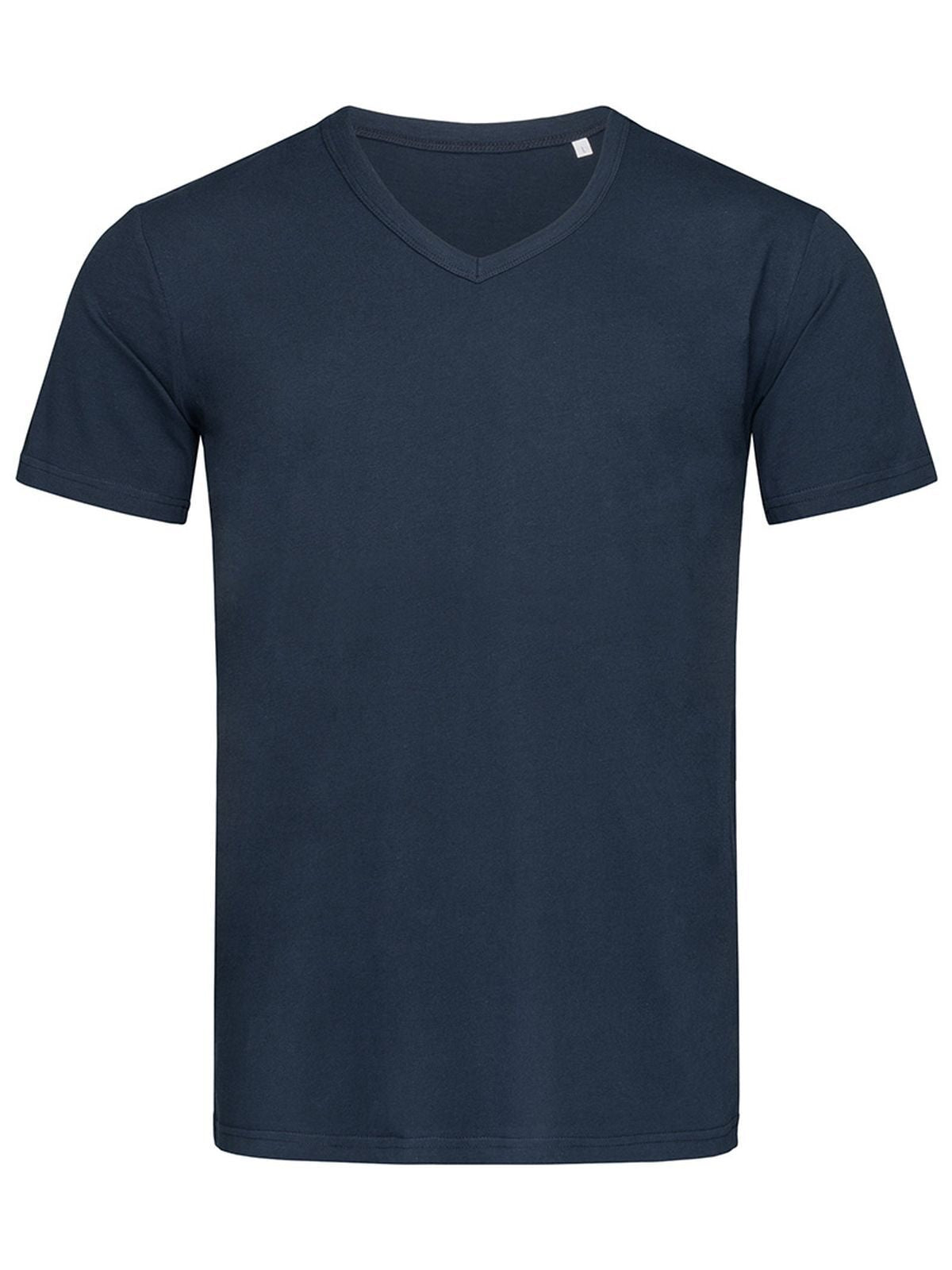 T-SHIRT BEN V-NECK - STEDMANBlu Marina