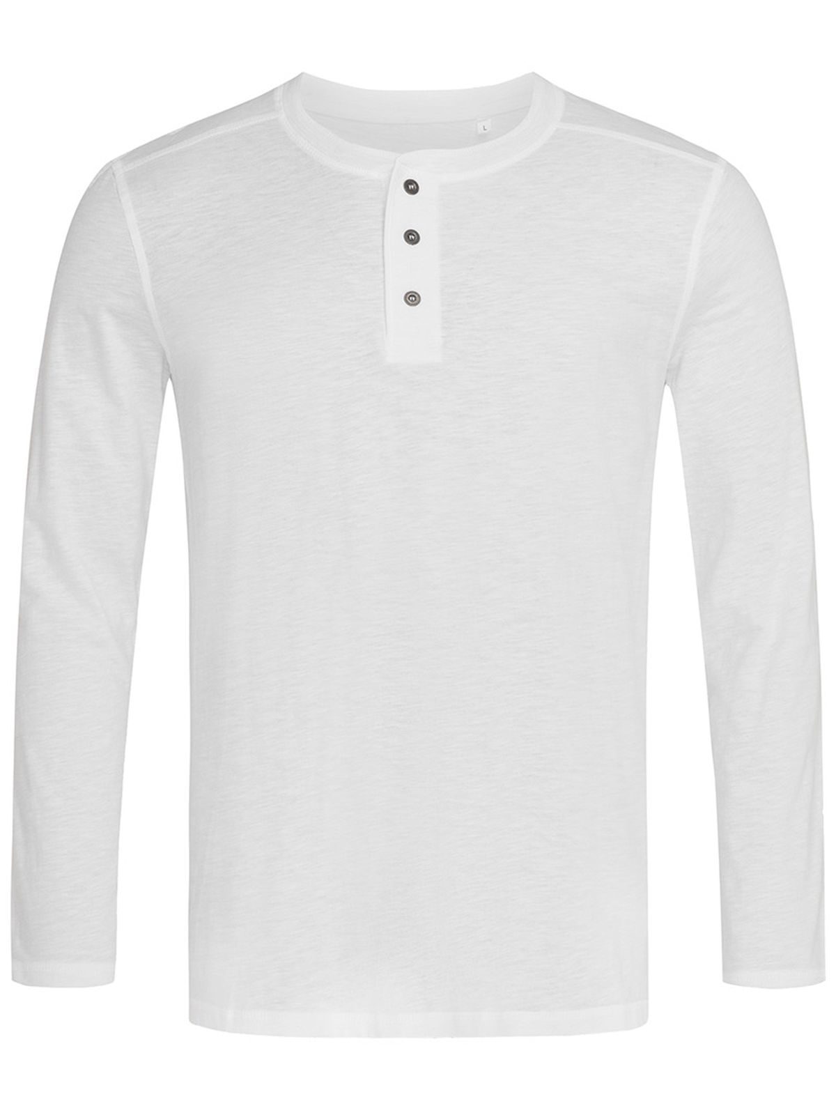 T-SHIRT SHAWN HENLEY LONG SLEEVE - STEDMANBianco