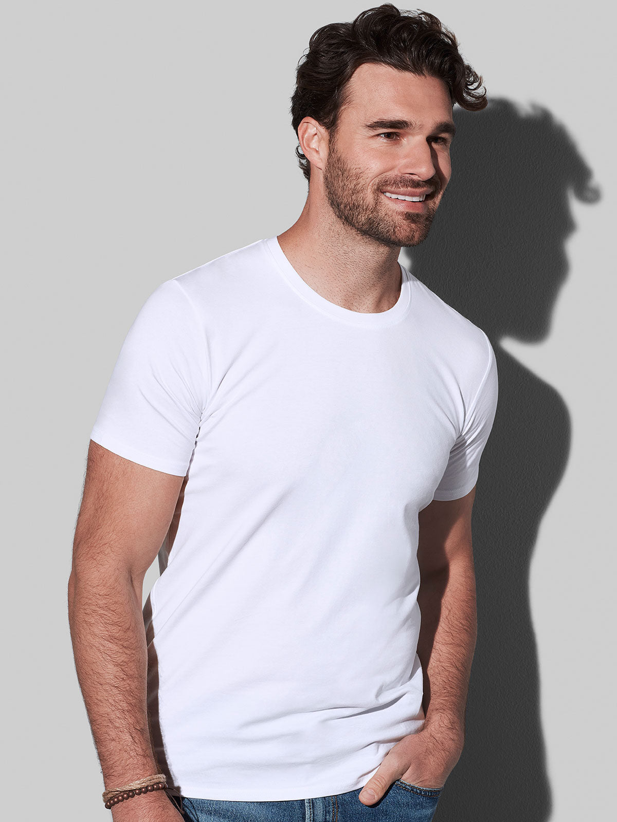 T-SHIRT CLIVE CREW NECK - STEDMAN fronte