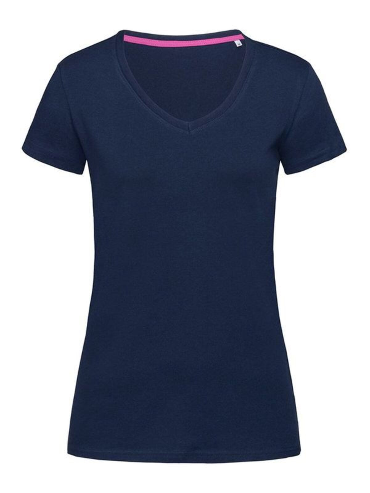 T-SHIRT DONNA CLAIRE V-NECK - STEDMANBlu Mezzanotte