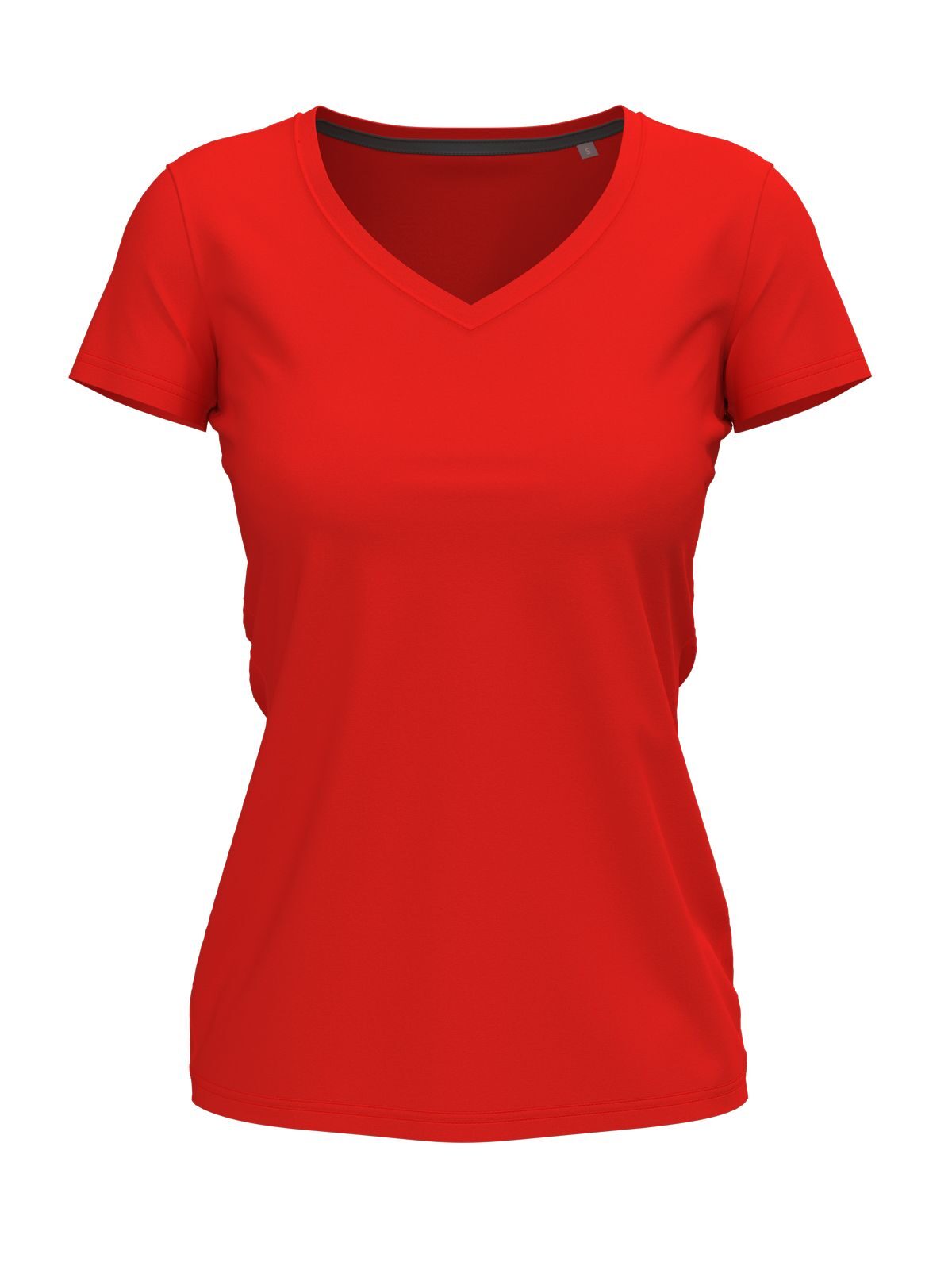 T-SHIRT DONNA CLAIRE V-NECK - STEDMANRosso Scarlatto