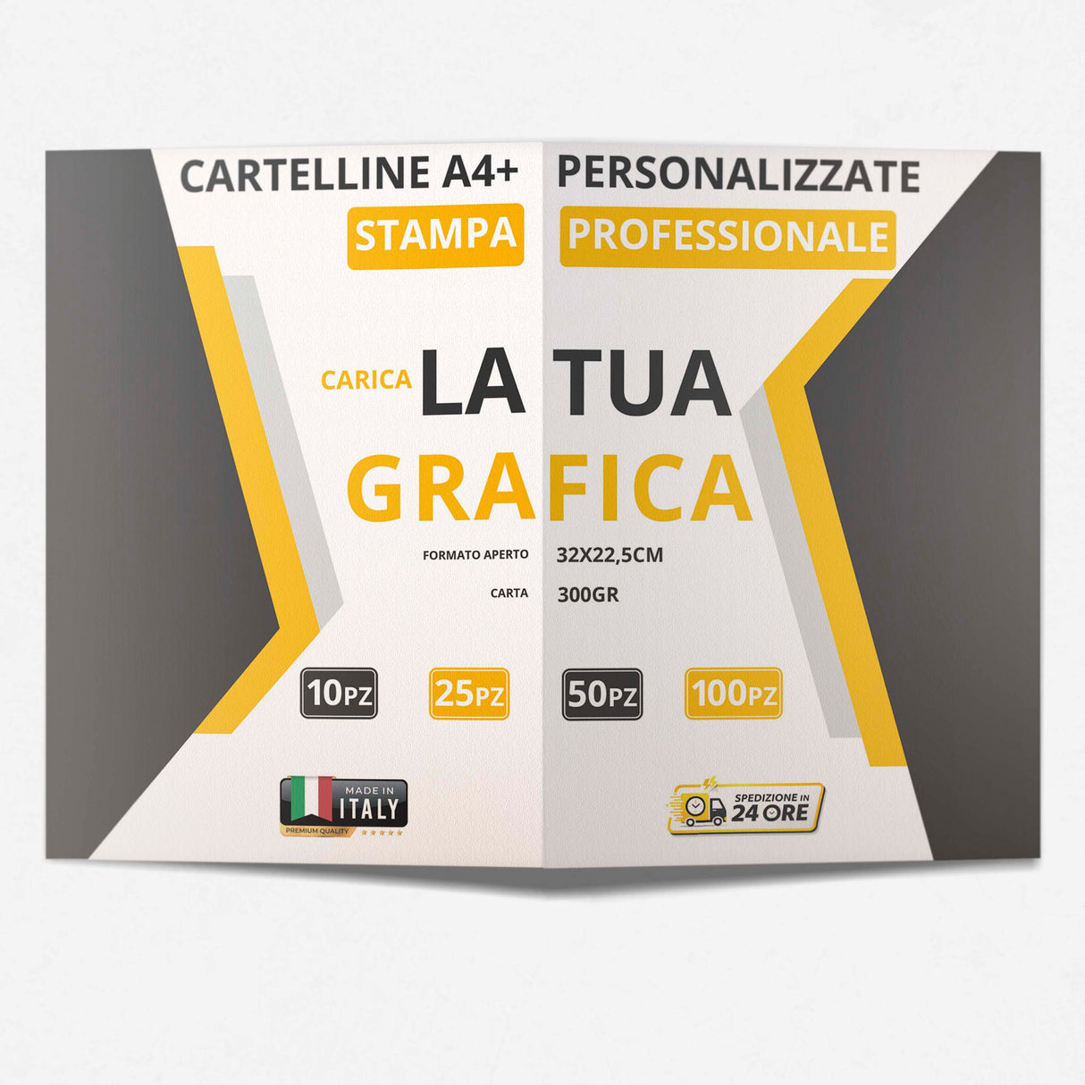 Cartelline A4+ Personalizzate