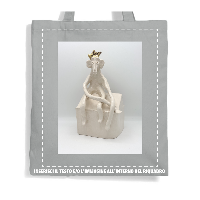 SHOPPER PREMIUM IN COTONE MANICO LUNGO 100% COTONE - PREMIUM BAG BS