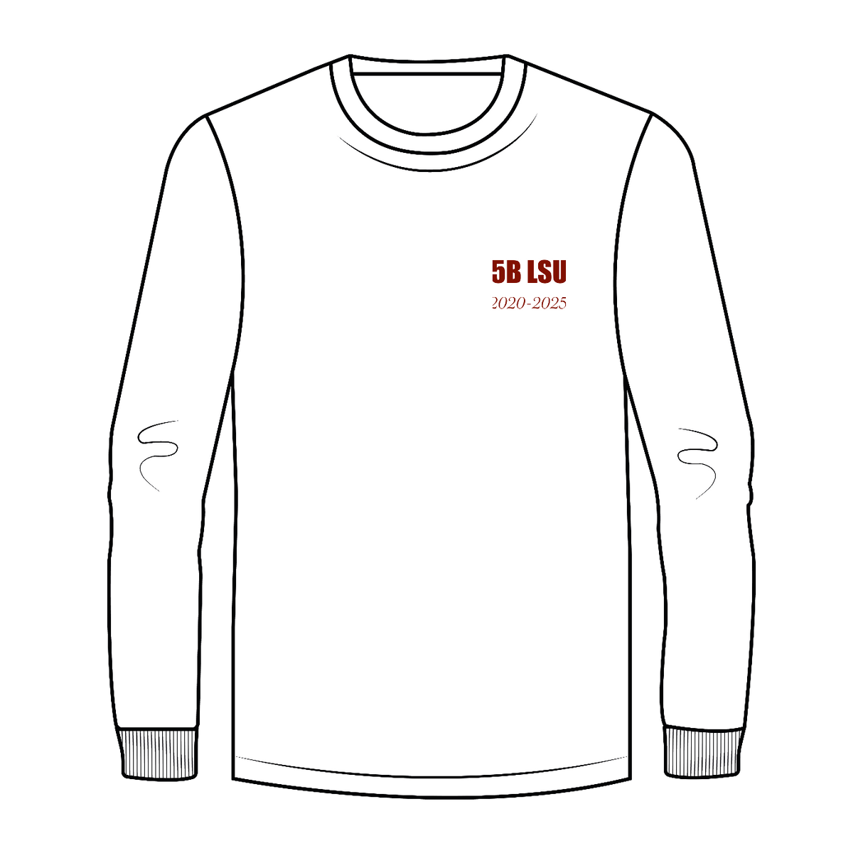 T-SHIRT ICONIC 150 LONG SLEEVE T - FRUIT OF THE LOOM