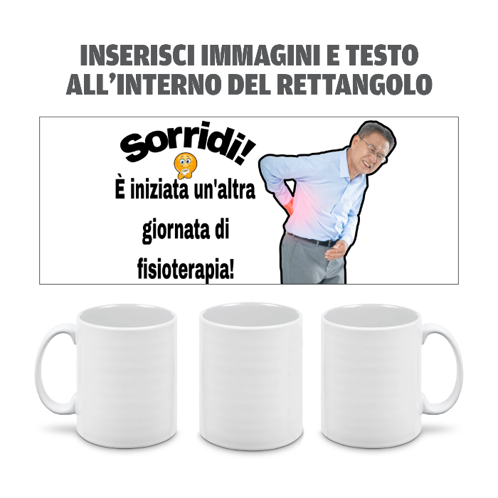 Tazza in Ceramica Personalizzata con Foto e Scritte