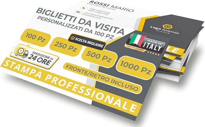 Biglietti da Visita Professionali Personalizzati