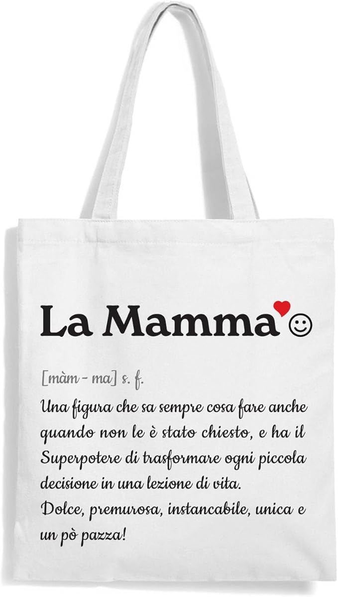 Shopper Definizione “La Mamma” – Idea regalo Festa della Mamma