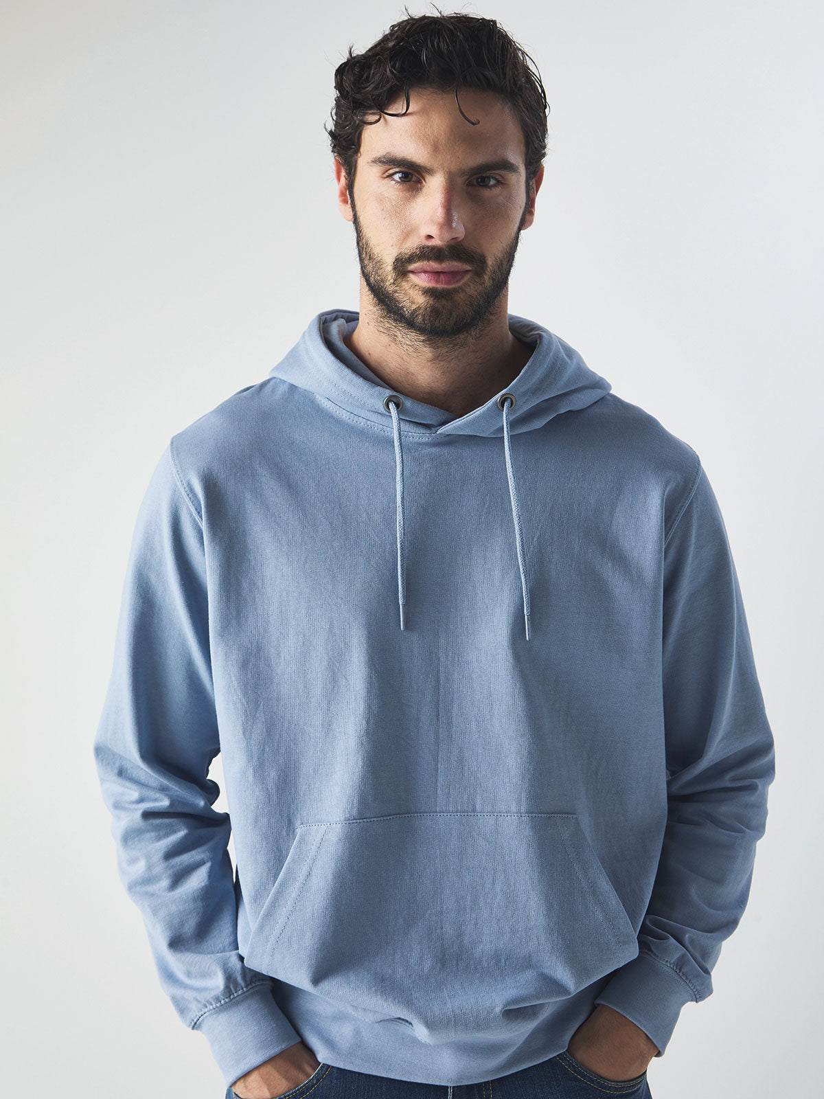 FELPA JACKSON CON CAPPUCCIO IN COTONE FRENCH TERRY - BS fronte