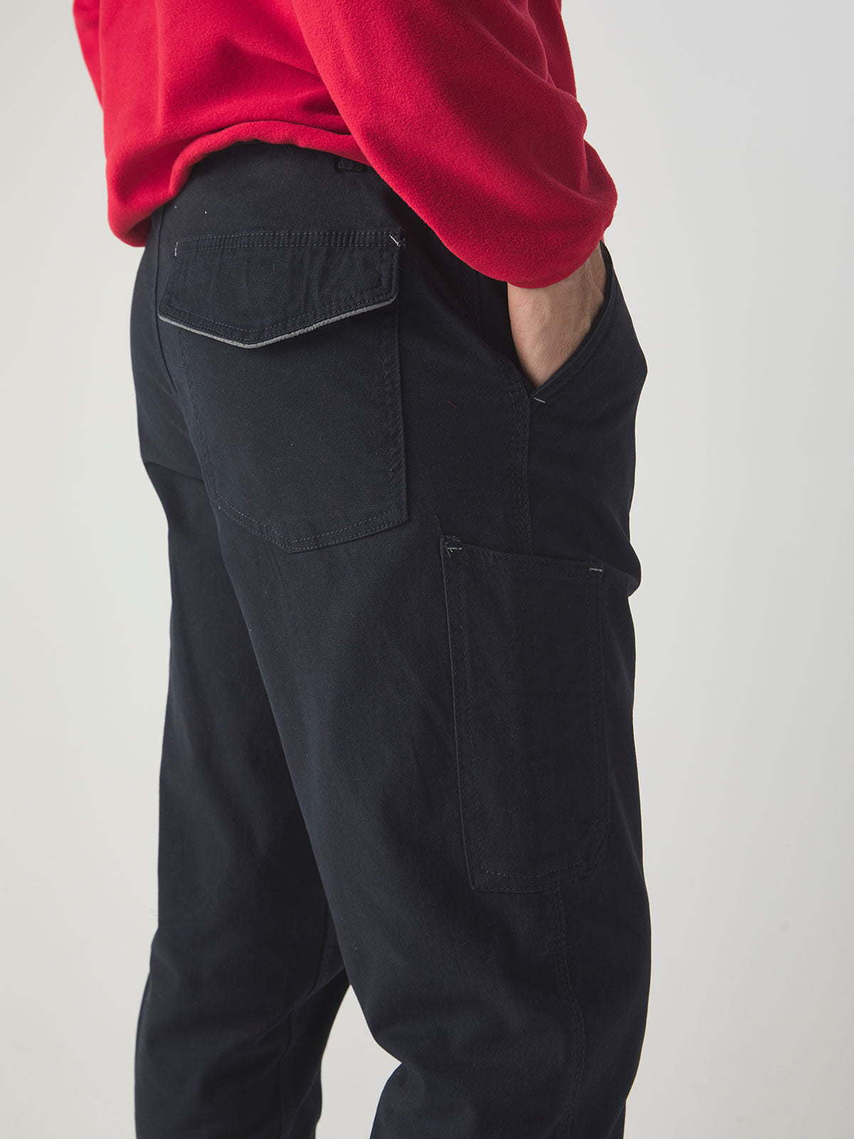 PANTALONE MULTITASCA ELASTICIZZATO POWER - BS laterale