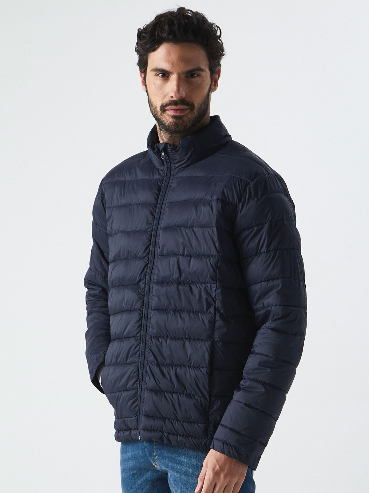 PIUMINO UOMO SUPER LEGGERO 100% NYLON - SIERRA BS fronte