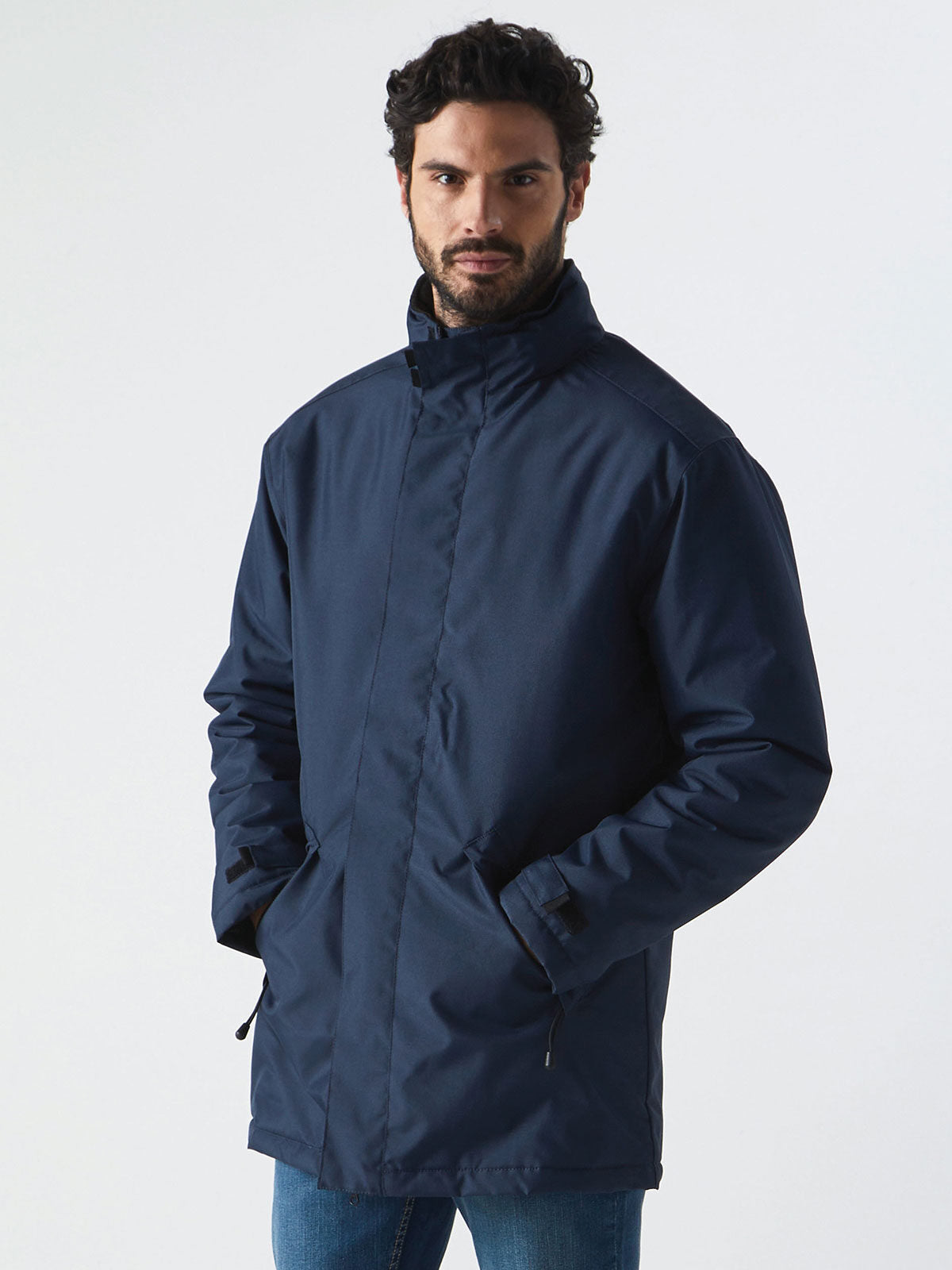 PARKA UOMO ANTIVENTO 100% POLIESTERE - LOGAN BS fronte