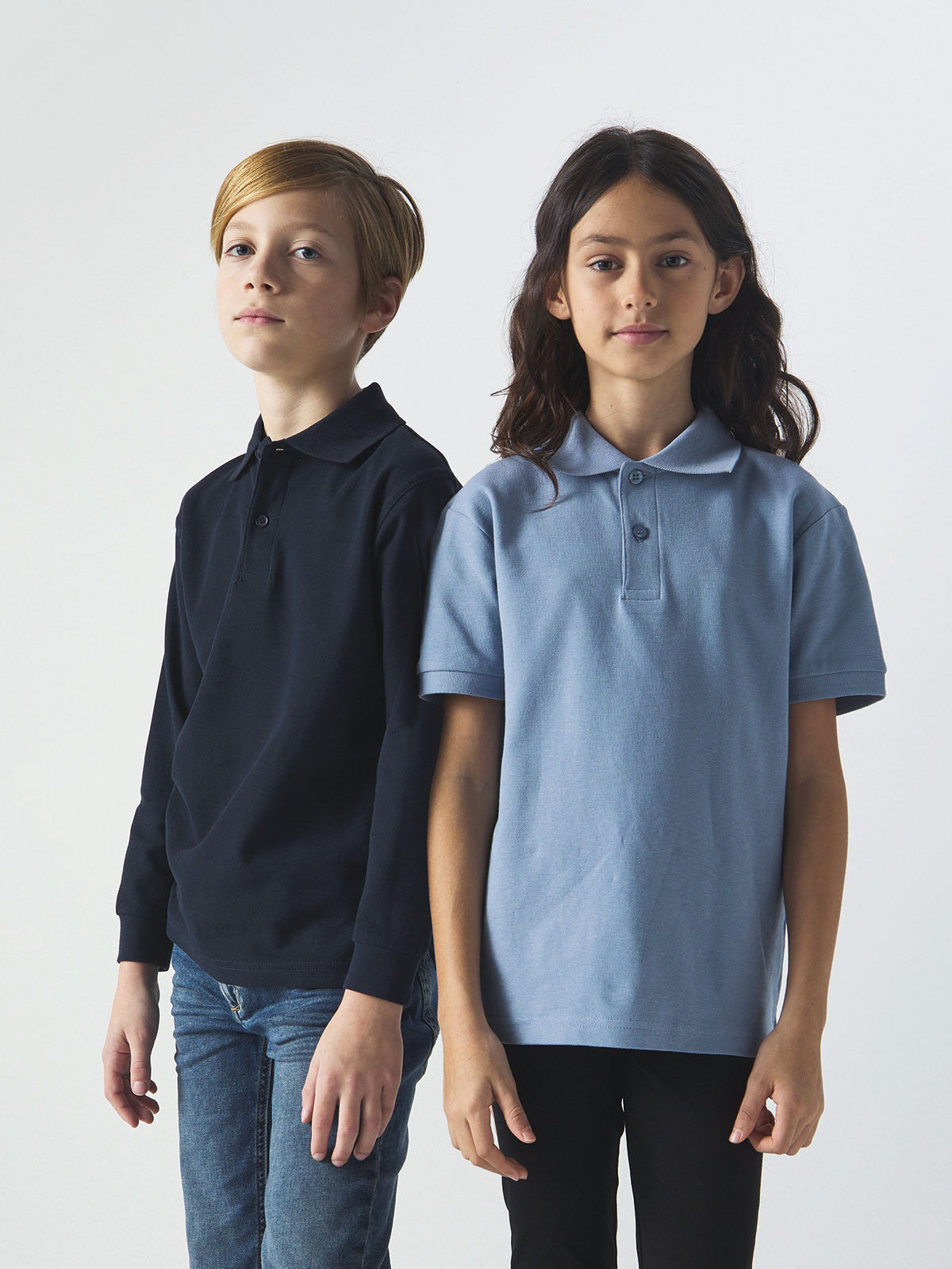 POLO BAMBINO MANICHE LUNGHE EVOLUTION - BS fronte