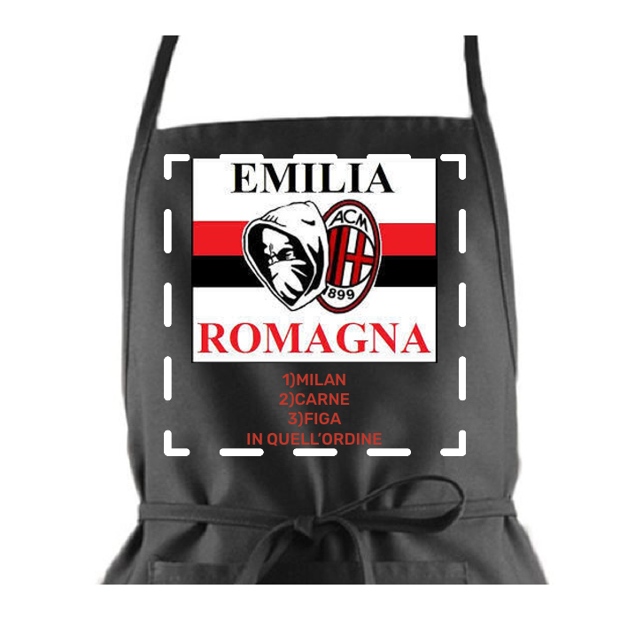 Grembiule da Cucina Personalizzabile con Foto e Scritta