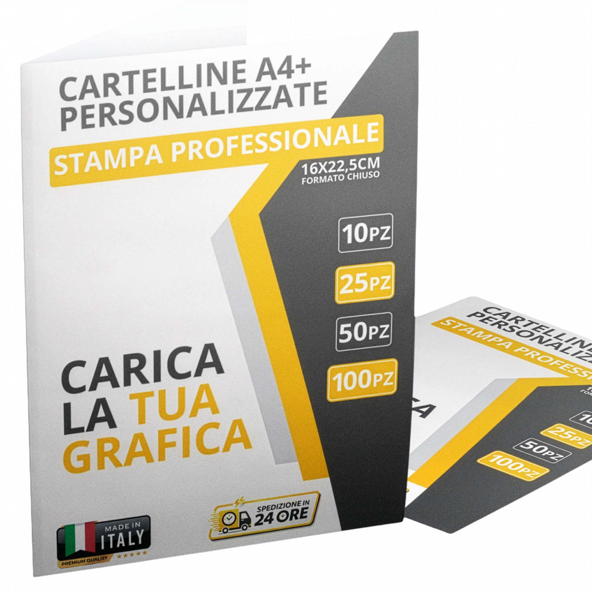 Cartelline A4+ Personalizzate