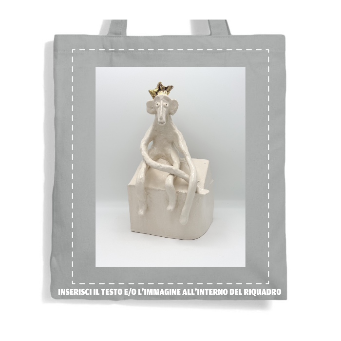 SHOPPER PREMIUM IN COTONE MANICO LUNGO 100% COTONE - PREMIUM BAG BS