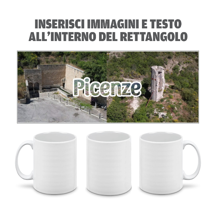 Tazza in Ceramica Personalizzata con Foto e Scritte