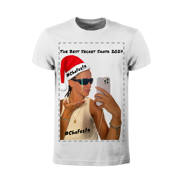 T-Shirt Personalizzabile con Foto e Scritta - Festa di Laurea, Celibato, Nubilato e Compleanno