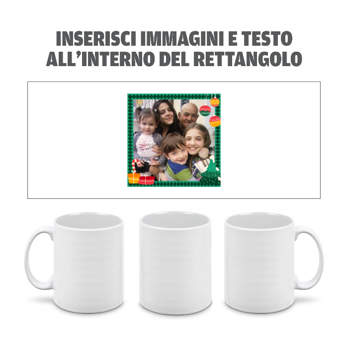 Tazza in Ceramica Personalizzata con Foto e Scritte