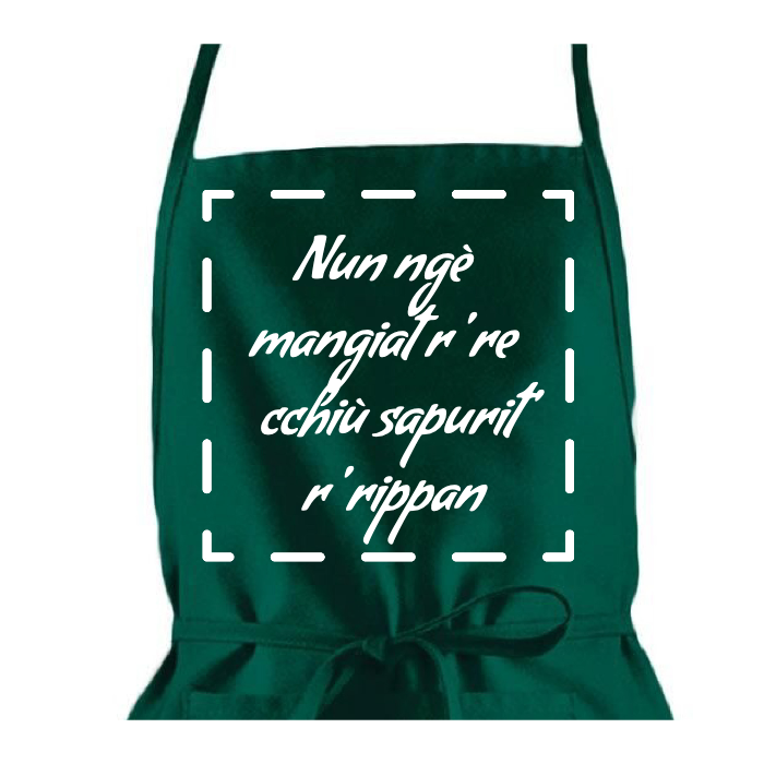 Grembiule da Cucina Personalizzabile con Foto e Scritta