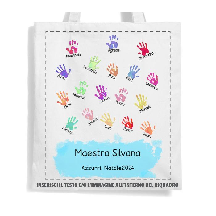 Shopper Personalizzabile con Foto e Scritta