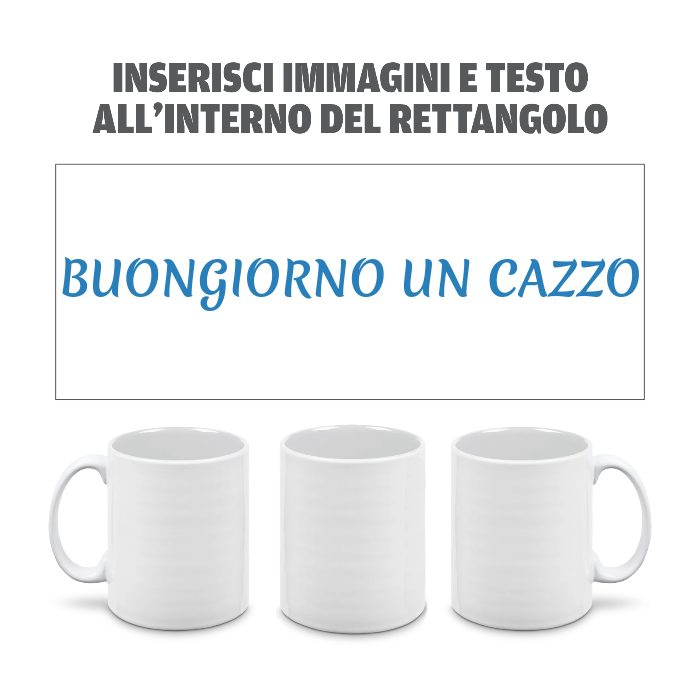 Tazza in Ceramica Personalizzata con Foto e Scritte