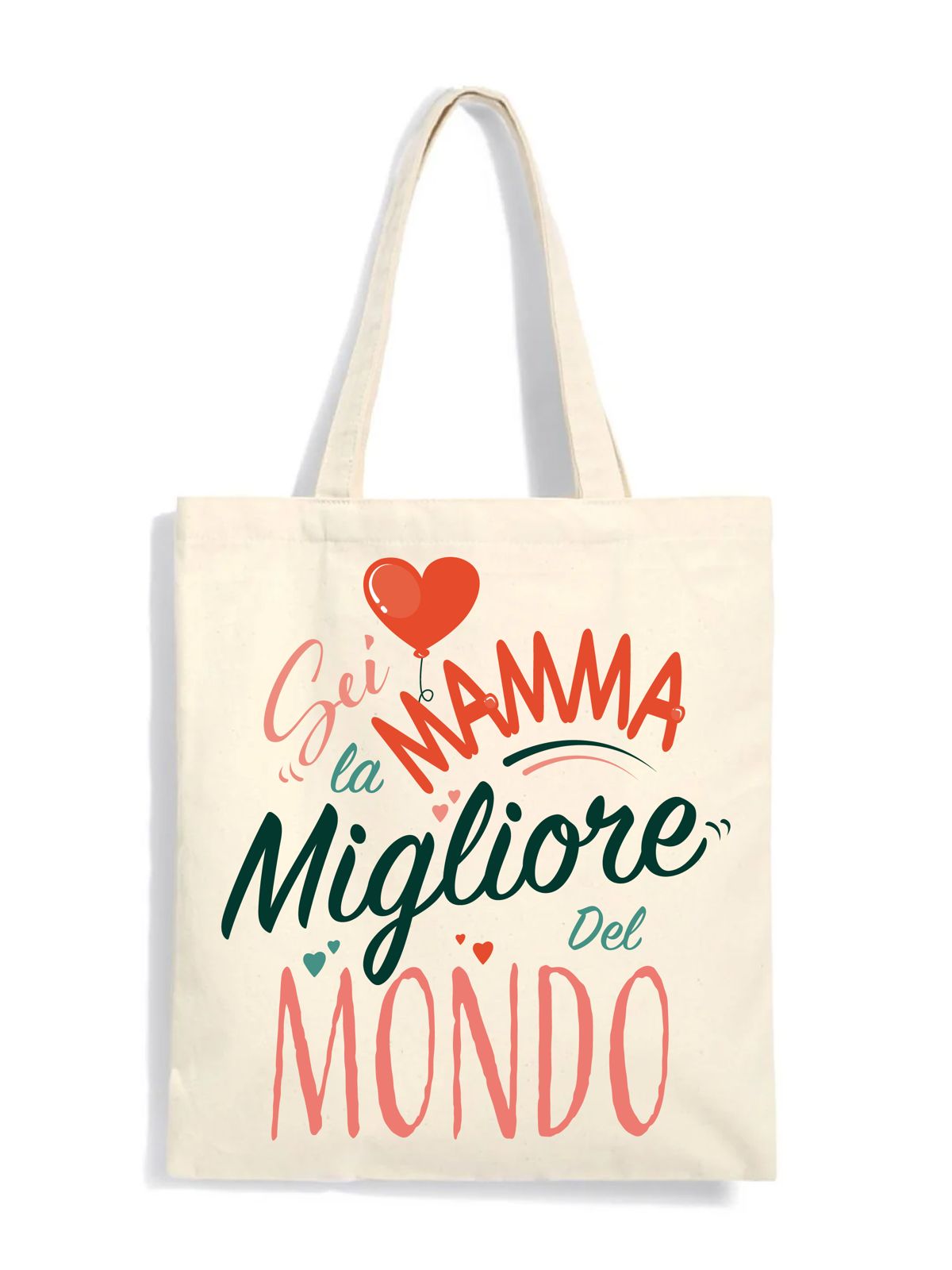 Shopper “Sei la mamma migliore del mondo” – Idea regalo Festa della Mamma