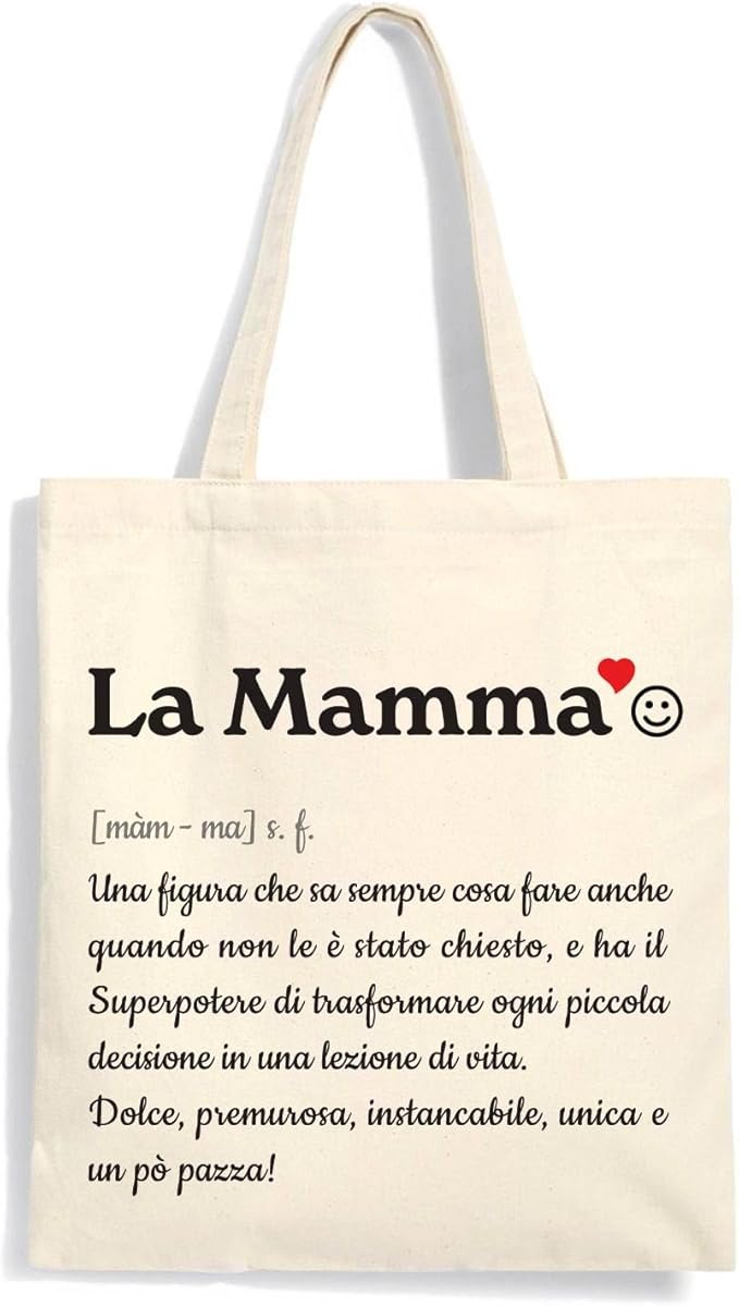 Shopper Definizione “La Mamma” – Idea regalo Festa della Mamma