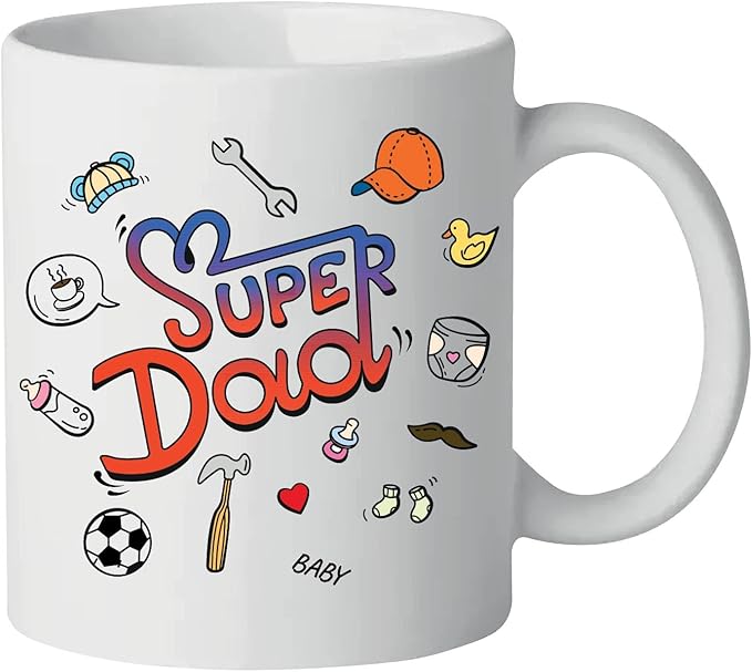 Tazza "Super Dad" - Idea regalo Festa del Papà